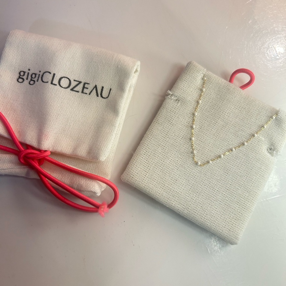 GIGI CLOZEAU Classic Gigi White Necklace